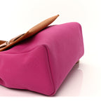 Hermes Toile Militaire Vache Hunter Herbag Zip Retourne 31 PM Rose Pourpre Fauve