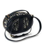 Christian Dior Oblique CD Signature Oval Crossbody Camera Bag Blue Multicolor Blue Multicolor