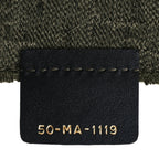 Christian Dior Oblique Embroidered Saddle Belt Pouch Green