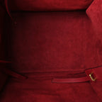 Celine Supple Calfskin Medium Phantom Luggage  Red