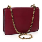 Christian Dior Calfskin J'Adior Chain Flap Bag Red
