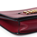 Christian Dior Calfskin J'Adior Chain Flap Bag Red