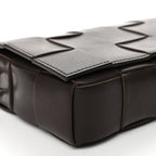 Bottega Veneta Calfskin Maxi Intrecciato Versatile Cassette Bag Brown