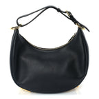 Fendi Vitello Grace Matte Small Fendigraphy Hobo Bag  Black