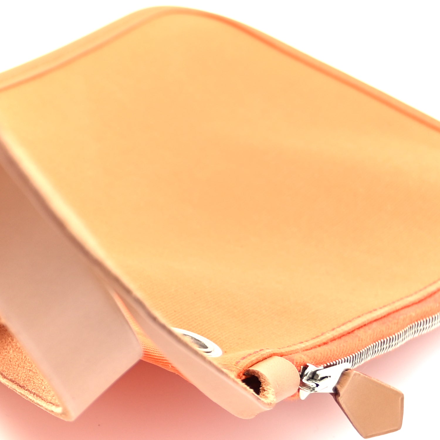 Hermes Toile Officer Vache Hunter Herbag Zip 31 PM Jaune Ambre Natural