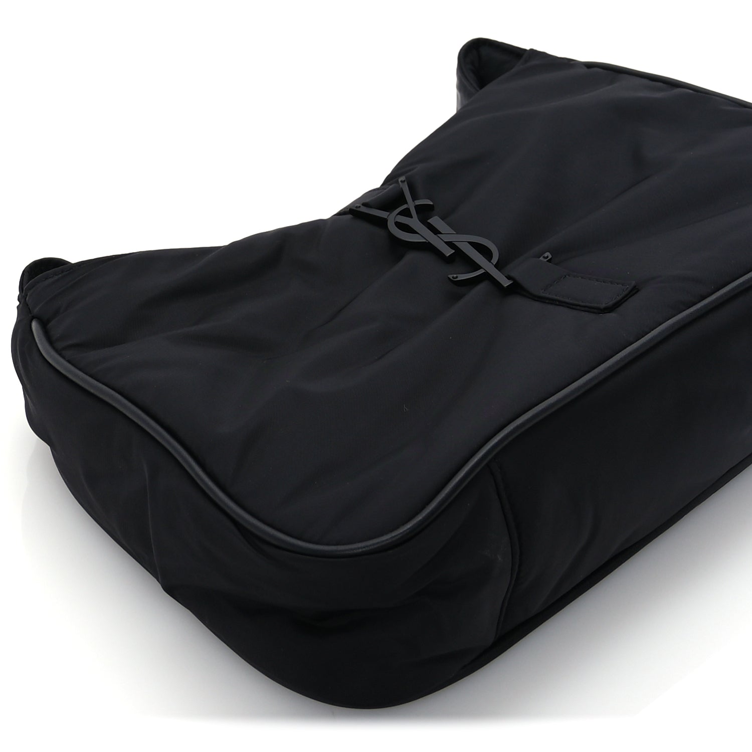 Saint Laurent Econyl Nylon Le 5 A 7 Hobo Black
