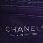 Chanel Lambskin Quilted Mini Rectangular Flap  Purple