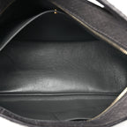 Fendi Snakeskin O'Lock Zipper Black