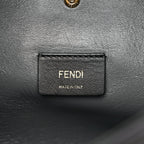Fendi Snakeskin O'Lock Zipper Black