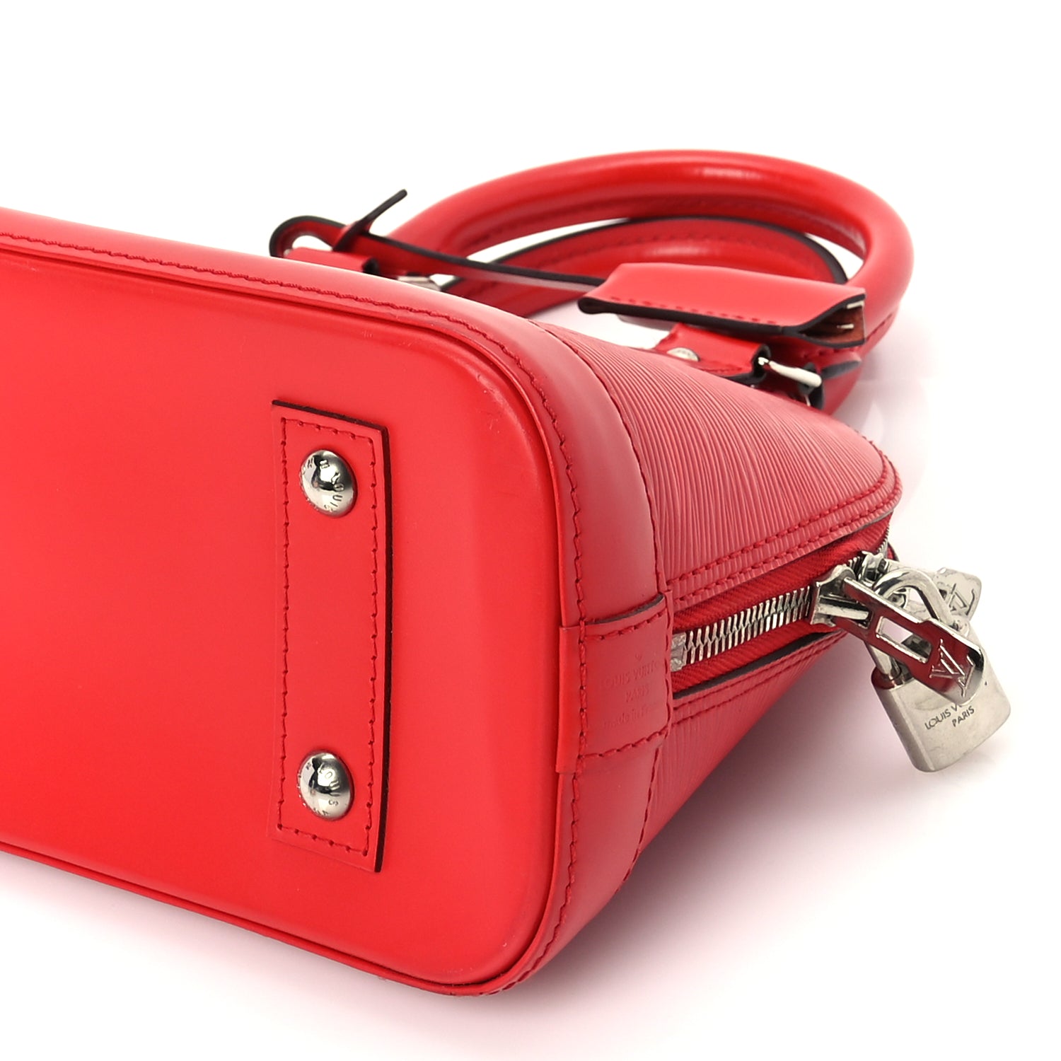 Louis Vuitton Epi Alma BB Castillan Red