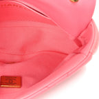 Chanel Lambskin Quilted Mini Funky Town Flap Pink