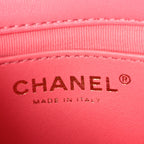 Chanel Lambskin Quilted Mini Funky Town Flap Pink