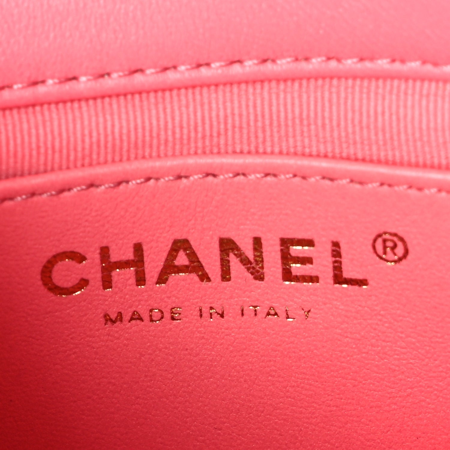 Chanel Lambskin Quilted Mini Funky Town Flap Pink