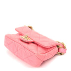 Chanel Lambskin Quilted Mini Funky Town Flap Pink