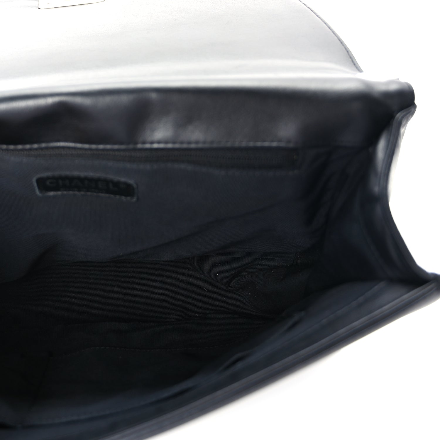 Chanel Lambskin Quilted Large Boy Flap Black