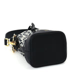 Fendi TPU FF Vitello Grace F is Fendi Mini Mon Tresor Bucket Bag Black