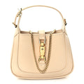 Gucci Boarded Dyana Lux Calfskin Nano Jackie 1961 Hobo  Beige