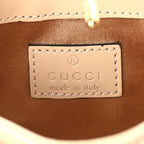 Gucci Boarded Dyana Lux Calfskin Nano Jackie 1961 Hobo  Beige