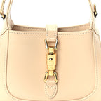 Gucci Boarded Dyana Lux Calfskin Nano Jackie 1961 Hobo  Beige