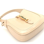 Gucci Boarded Dyana Lux Calfskin Nano Jackie 1961 Hobo  Beige