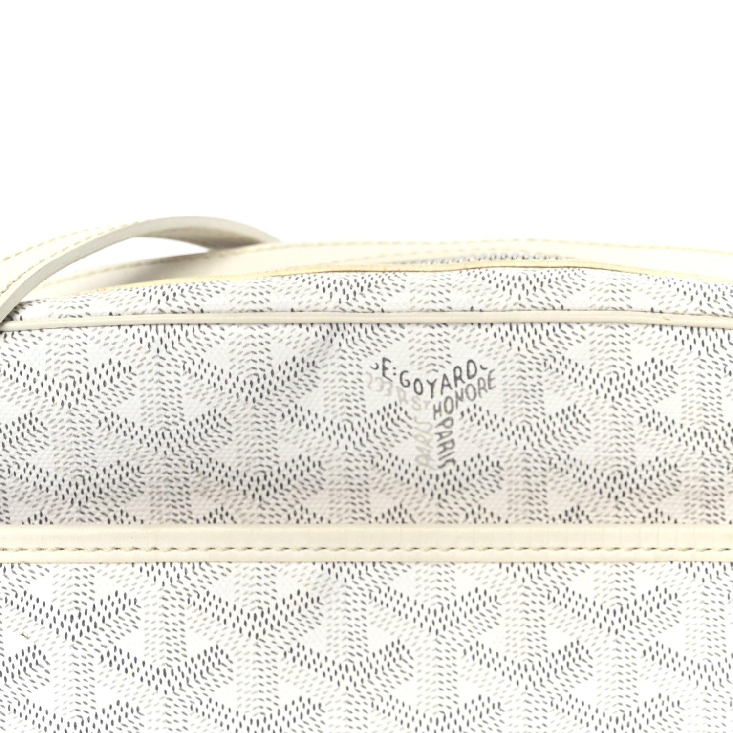Goyard Goyardine Sac Cap Vert White
