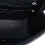 Chanel Lambskin Chevron Quilted Mini Square Flap  Black