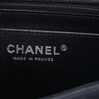 Chanel Lambskin Chevron Quilted Mini Square Flap  Black