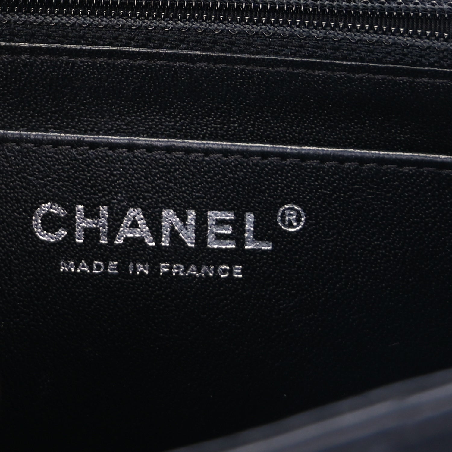 Chanel Lambskin Chevron Quilted Mini Square Flap  Black