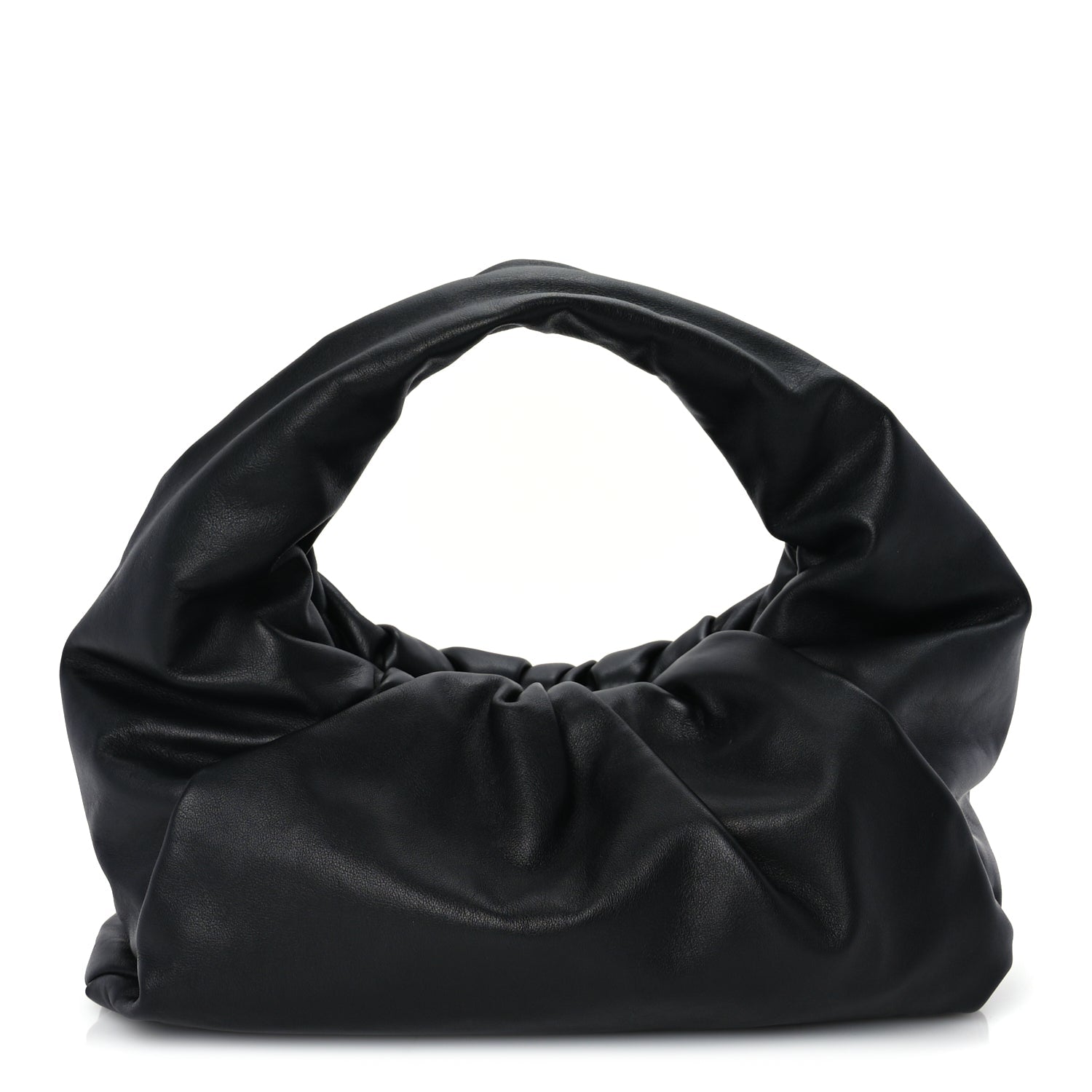 Bottega Veneta Smooth Butter Calfskin Small The Shoulder Pouch Black