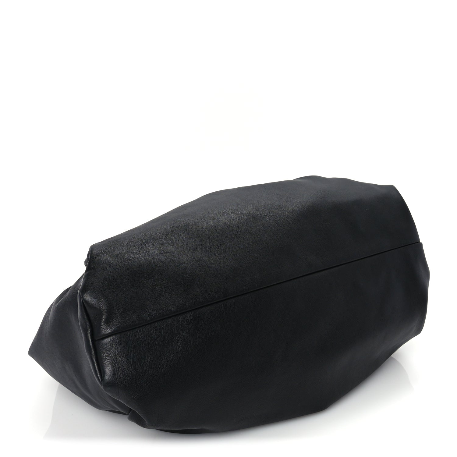 Bottega Veneta Smooth Butter Calfskin Small The Shoulder Pouch Black