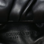 Bottega Veneta Smooth Butter Calfskin Small The Shoulder Pouch Black