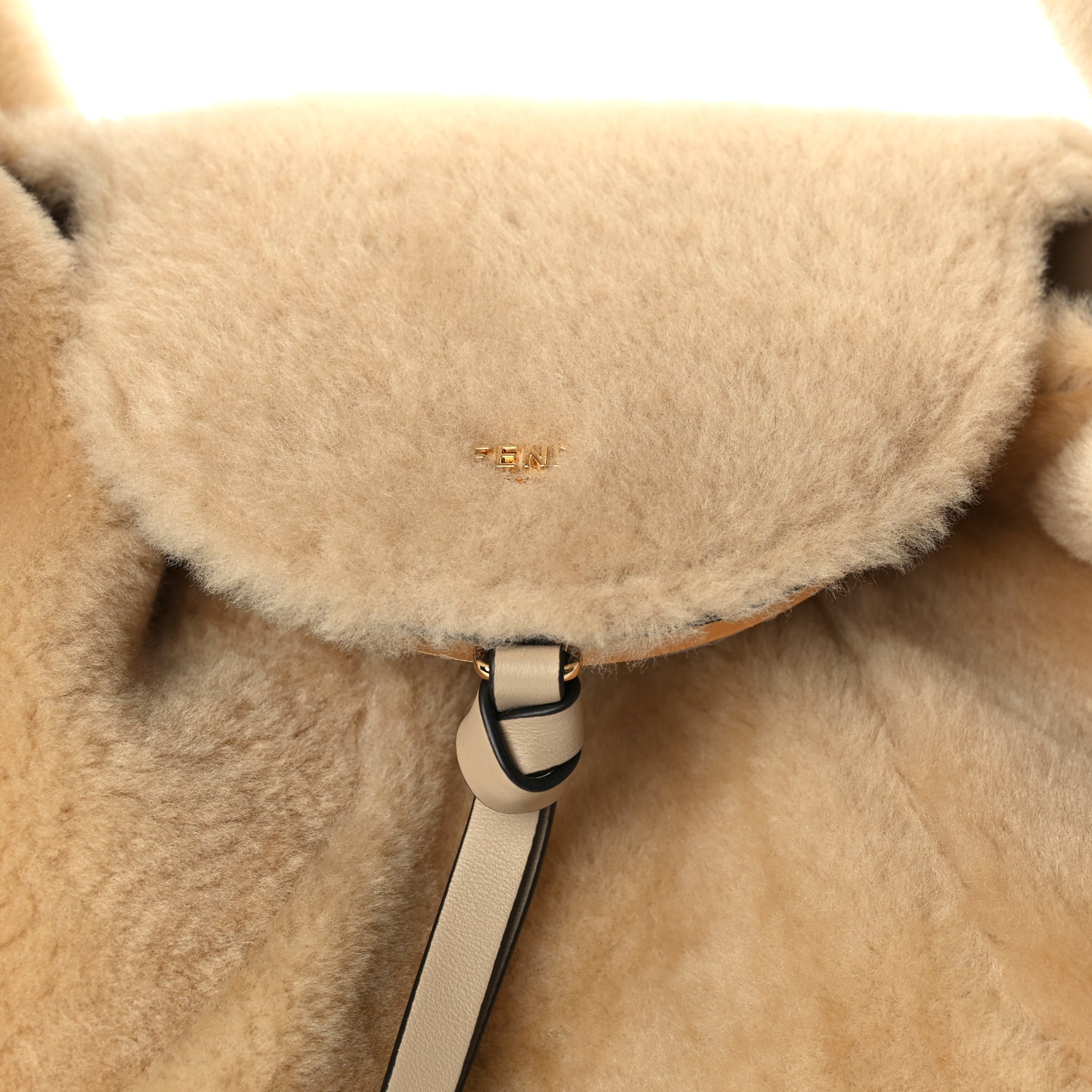 Fendi Shearling Spy Beige
