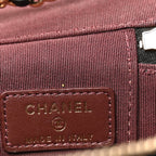 Chanel Caviar Quilted Mini Vanity Case With Chain  Black