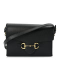 Gucci Calfskin Horsebit 1955 Shoulder Bag Black