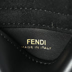 Fendi Calfskin Multi Pocket Belt  Black