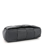 Bottega Veneta Nylon Intrecciato Padded Tech Cassette Bag Dark Grey