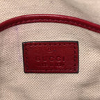Gucci Calfskin Mini Blondie Bag  Rosso