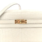 Hermes Matte Alligator Kelly Wallet To Go  Betton