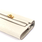 Hermes Matte Alligator Kelly Wallet To Go  Betton