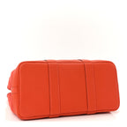 Hermes Toile Officier Negonda Garden Party 30 TPM Rouge Tomate Capucine