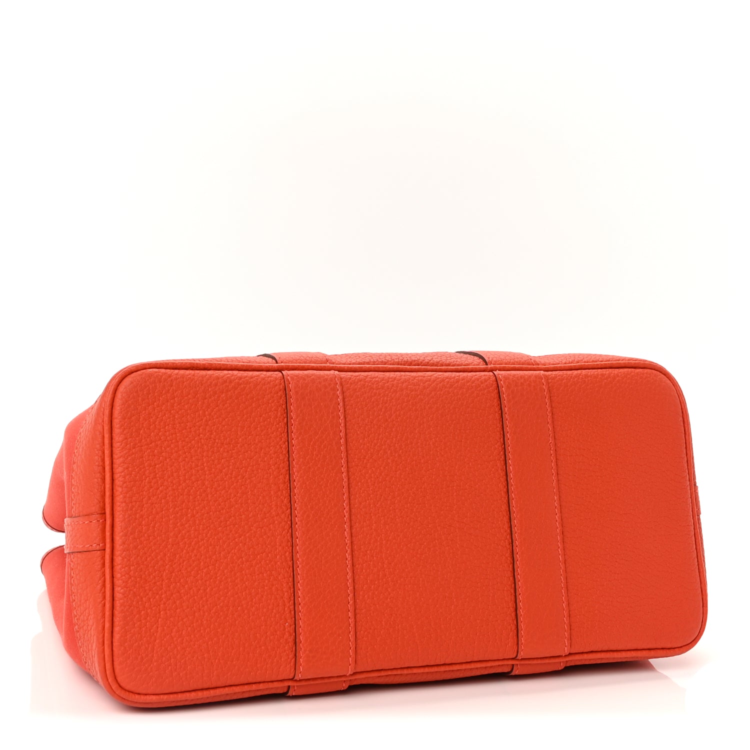 Hermes Toile Officier Negonda Garden Party 30 TPM Rouge Tomate Capucine