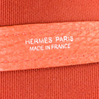 Hermes Toile Officier Negonda Garden Party 30 TPM Rouge Tomate Capucine