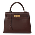 Hermes Courchevel Kelly Sellier 28 Chocolate