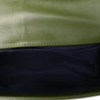Chanel Velvet Tweed Medium Boy Flap Green