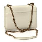 Saint Laurent Calfskin Medium Monogram Sunset  Crema Soft