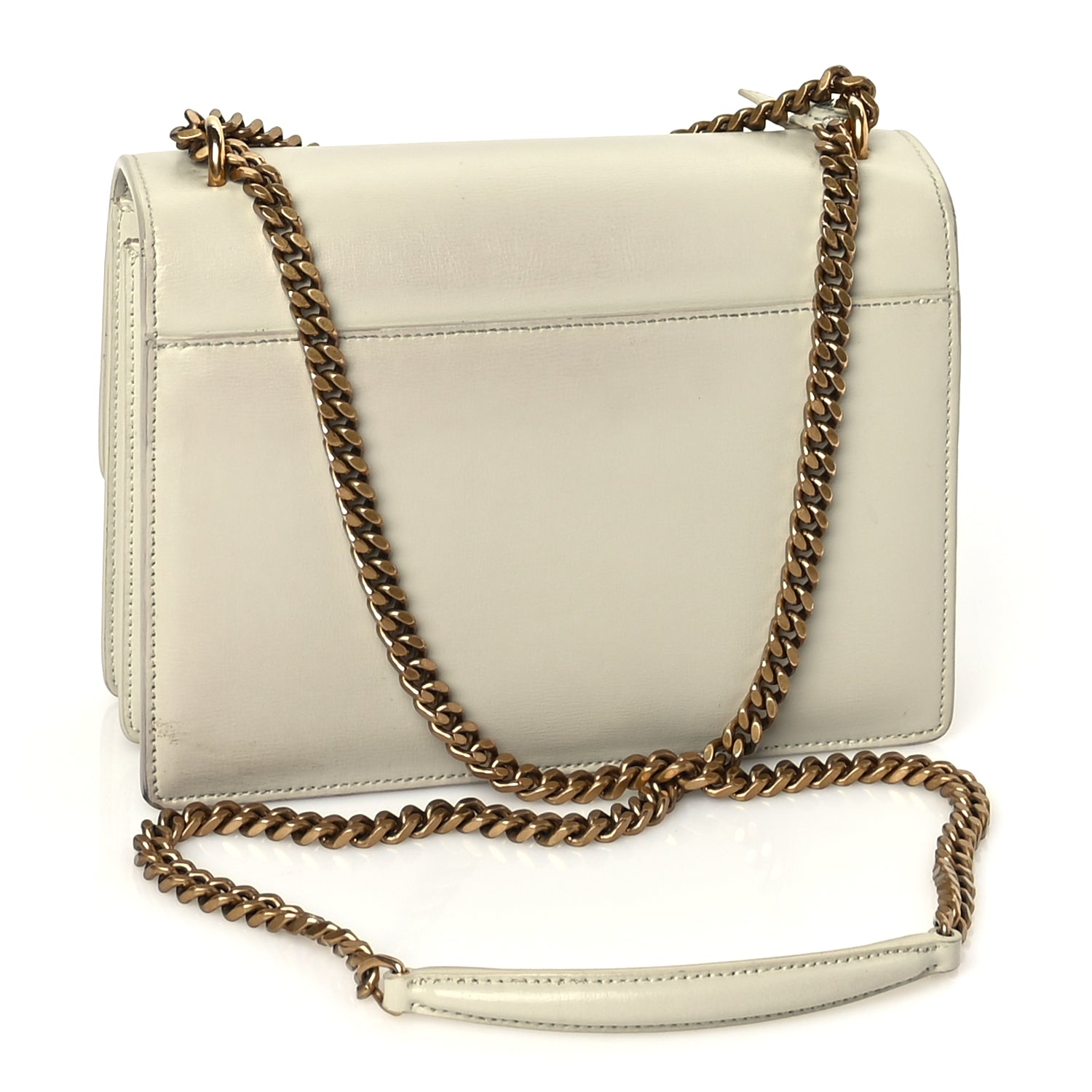 Saint Laurent Calfskin Medium Monogram Sunset  Crema Soft