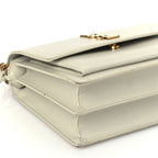 Saint Laurent Calfskin Medium Monogram Sunset  Crema Soft