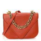 Bottega Veneta Calfskin Mount Envelope Bag Maple