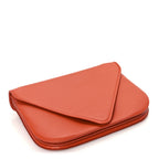 Bottega Veneta Calfskin Mount Envelope Bag Maple