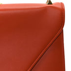 Bottega Veneta Calfskin Mount Envelope Bag Maple